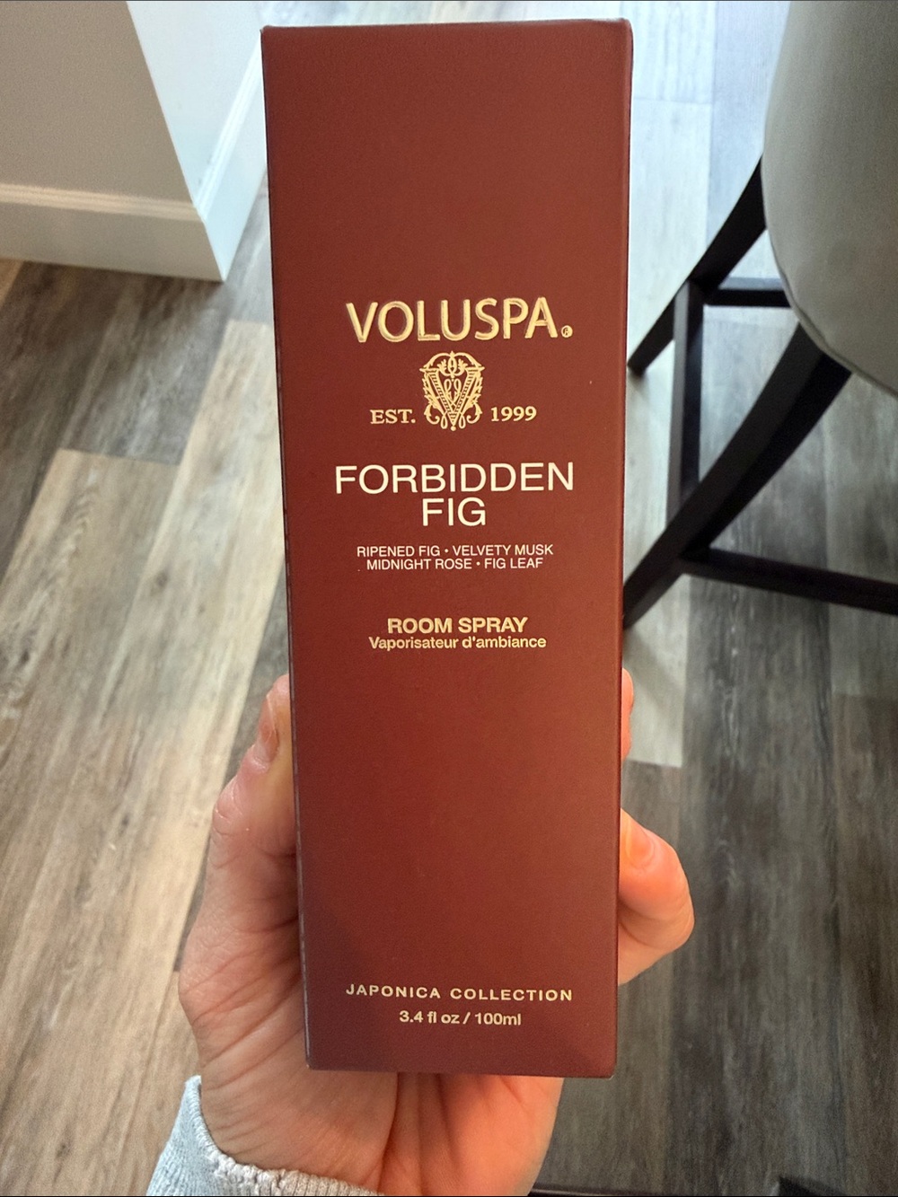 Voluspa forbidden fig room spray